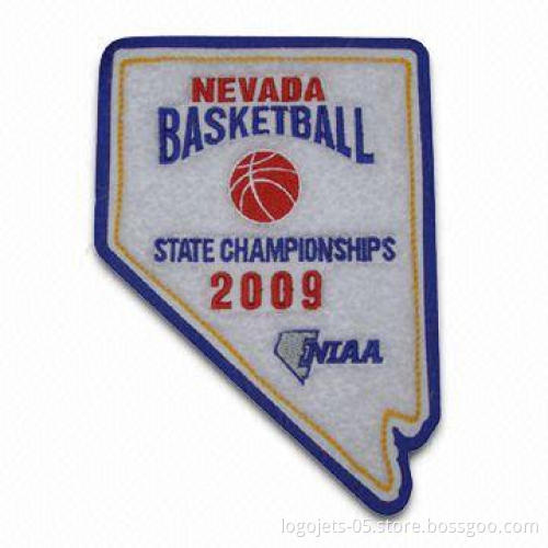 Customized Chenille Patch for Sale, Customized Sizes are Accepted